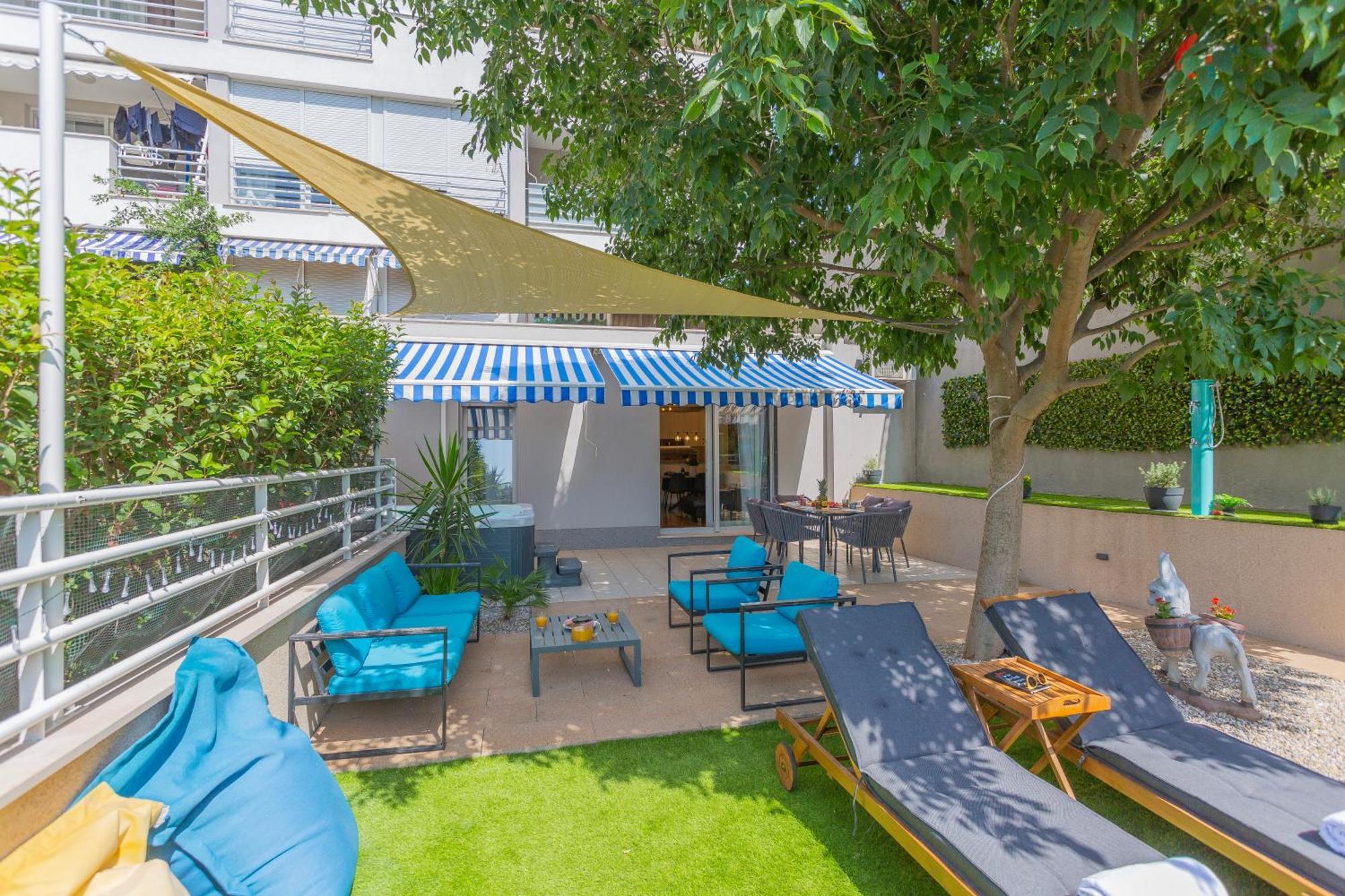 New Delux Green Garden Apartment With Hotube **** Split Exterior photo